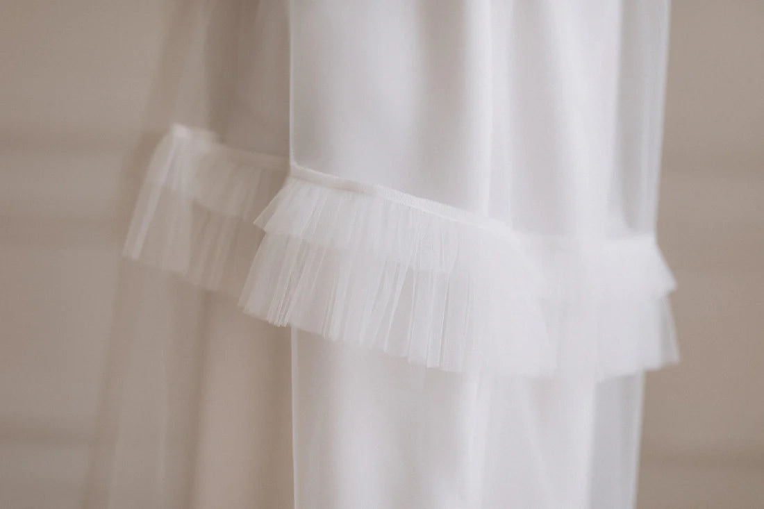 Robe blanche pour femmes enceintes Robe de grossesse confortable