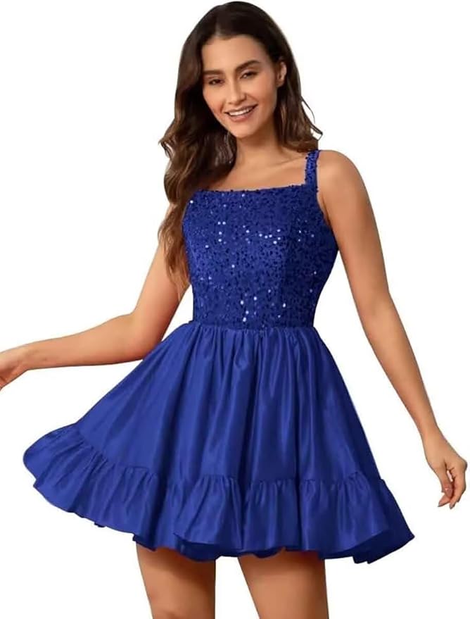 Fit and Flare Homecoming Dress for Teens VMH113