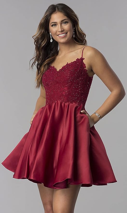 Spaghetti Strap Prom Dress with Pockets