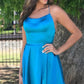 Spaghetti Straps Homecoming Dress Short Prom Dress VMH7