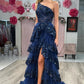 Lace Tulle Tiered Prom Dress