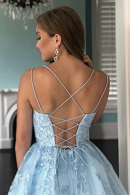 Princess Tulle Applique Halter Sleeveless Mini Dresses VMH30