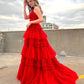 Long Tulle Prom Dress With Split VMP156