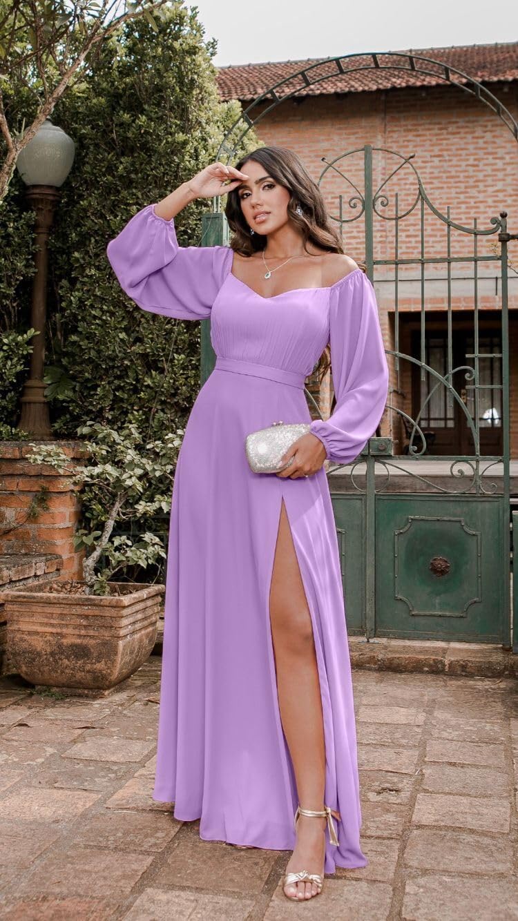 Off Shoulder prom Dress