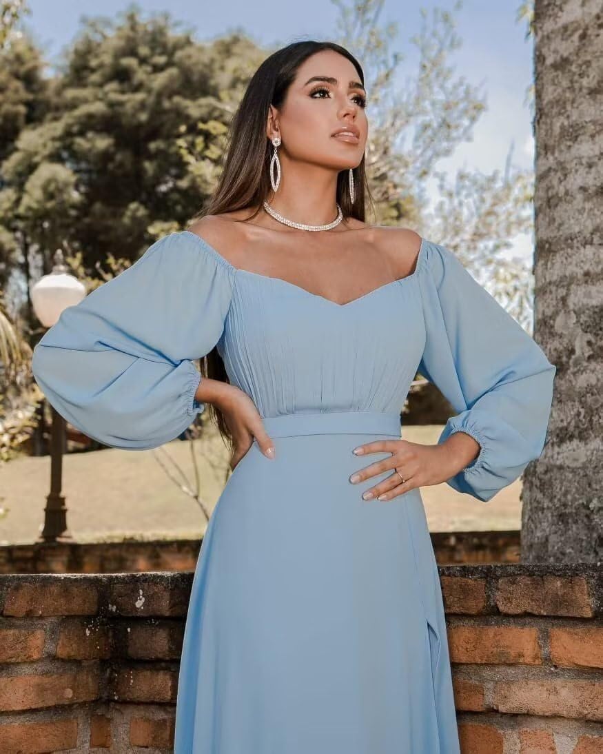 Off Shoulder prom Dress