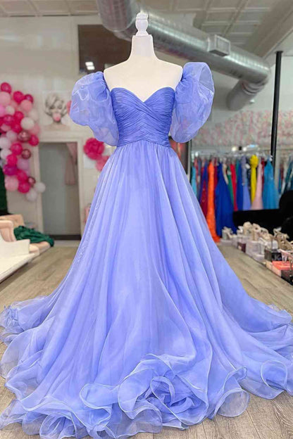 Pleated prom dress