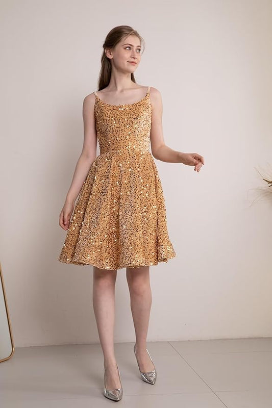 Sequin Homecoming Dress