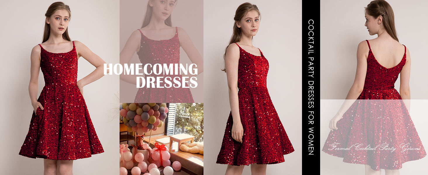 Load video: Homecoming Dress with Pockets
