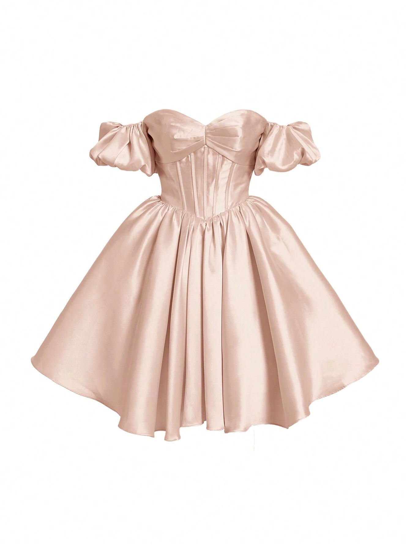 off the shoulder midi dress