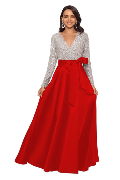 sequin v neck top​ dress