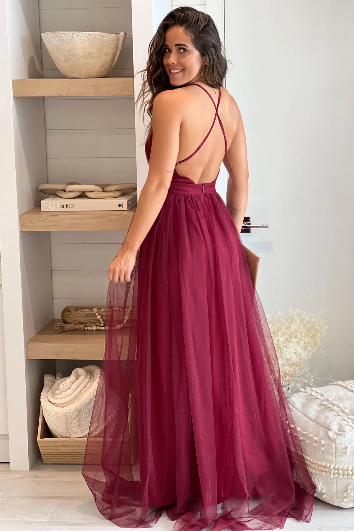 Sexy Mesh Prom Dresses