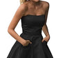 A line Homecoming Dress with Pockets VMH76