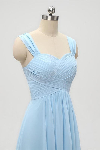 Light Blue Bridesmaid Dress VMB46