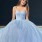 Lavender Straps Long Formal Dress VMP85