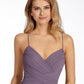 A line Spaghetti Straps Lilac Bridesmaid Dress