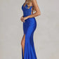Royal Blue Prom Dress with Lace Bodice VMP55