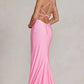Pink Prom Dress with Lace Bodice VMP56
