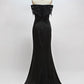 Black Lace Bridesmaid Dress with Slit VMB68