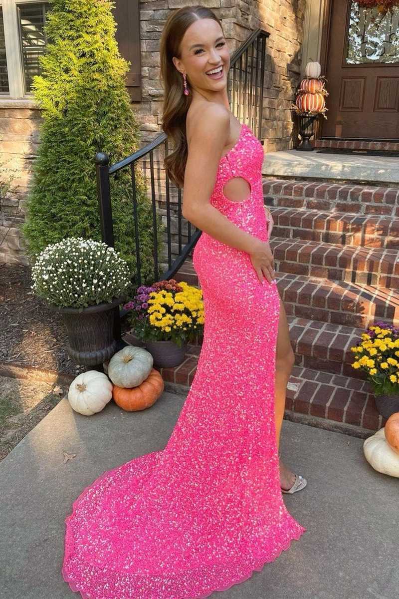 Robe de soirée longue noire à paillettes et manches cape, asymétrique épaule dénudée, VMP93