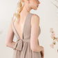 Chiffon Bridesmaid Dress Sweep Brush Train