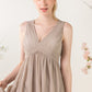 Chiffon Bridesmaid Dress Sweep Brush Train