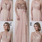 Rose Gold Bridesmaid Dress with Sequins VMB57