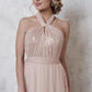 Rose Gold Bridesmaid Dress with Sequins VMB57