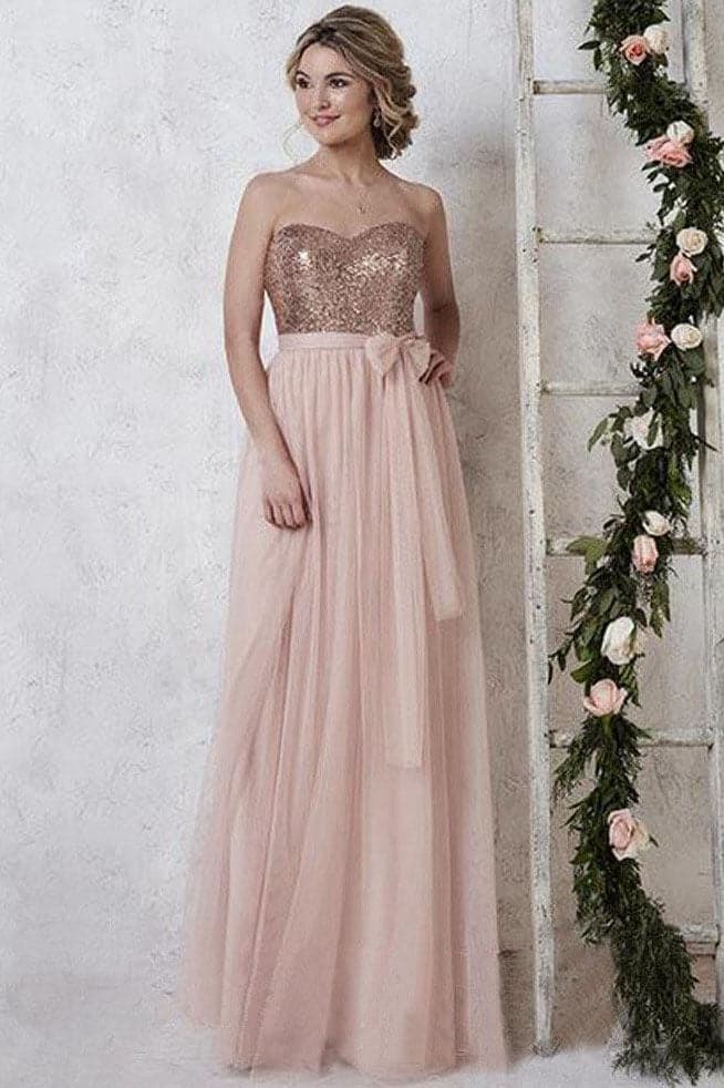 Robe de demoiselle d'honneur sexy avec fente VMB11