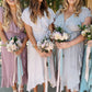 Asymmetrical Chiffon Bridesmaid Dresses VMB38