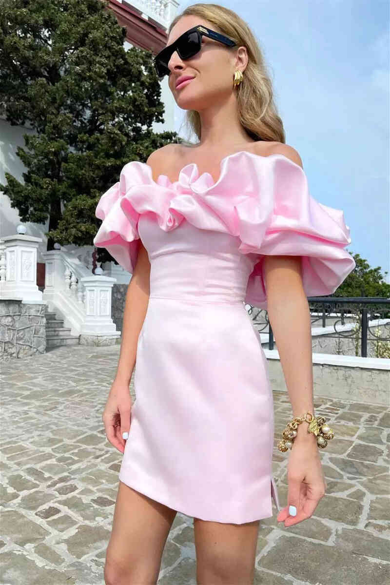 Off The Shoulder Short Dresses