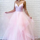 Inspired Prom Dress Ballgown Ruffles Pink Formal Gowns VMP39