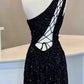 One Shoulder Red Short Homecoming Dress VMH23