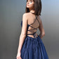 Lace Tulle Long Prom Dress with Split