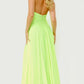 Lime Green Halter Dress VMP77