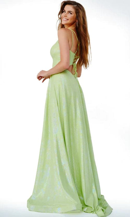 Long Shimmer Pink Prom Dress VMP81