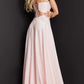Long Shimmer Pink Prom Dress VMP81