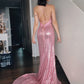 Mermaid Ruffles Sequins Prom Dresses VMP133