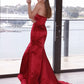 Mermaid Satin Sweetheart Prom Dresses VMP136