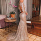 Mermaid Sequins Long Prom Dresses VMP22