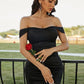 Long Prom Dresses Off the Shoulder Brush Train Dresses VMP23