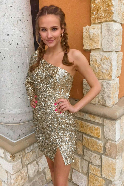 gold dresses for homecoming
