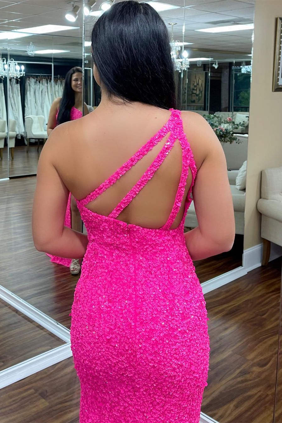 Sequin Maxi Dress Slim Fit Prom Dresses VMP106