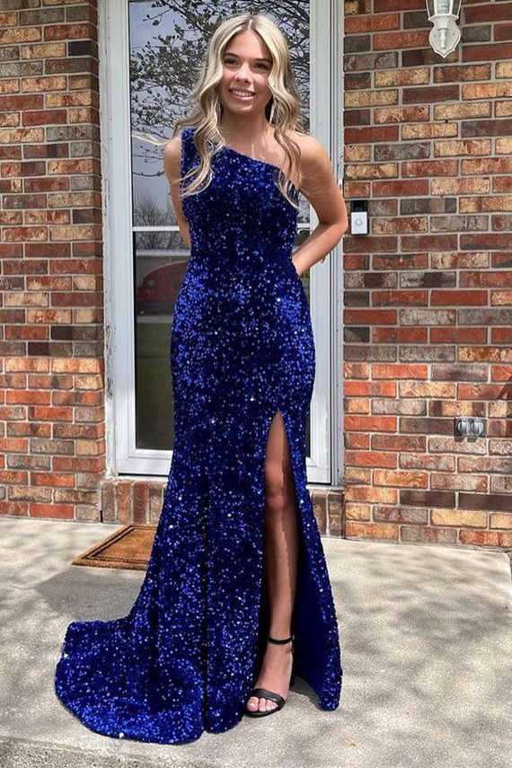 Sequin Maxi Dress Slim Fit Prom Dresses VMP106