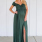Off the Shoulder Maternity Gown