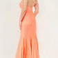Orange High Neck Prom Dress VMP74