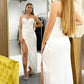 Slim Fitted Bridesmaid Dress with Split VMB12