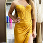 Slim Fitted Bridesmaid Dress with Split VMB12