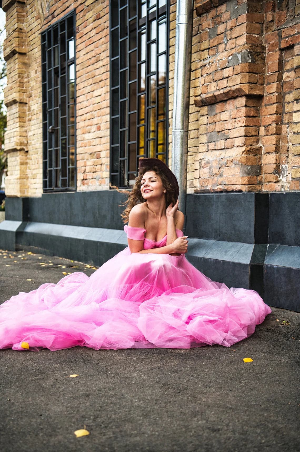 pink tulle dress women