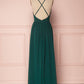 A Line Dark Green Bridesmaid Dress VMB31