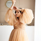 tulle maternity photoshoot dress